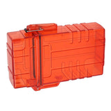 Cigarette Case 20 Capacity Plastic Cigarette Box Sealed Waterproof Cigarette Container Organizer Transparent Red In Australia - Darrahopens