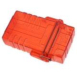 Cigarette Case 20 Capacity Plastic Cigarette Box Sealed Waterproof Cigarette Container Organizer Transparent Red In Australia - Darrahopens