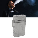 Cigarette Case 20 Capacity Plastic Cigarette Box Sealed Waterproof Cigarette Container Organizer Transparent Black