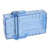 Cigarette Case 20 Capacity Plastic Cigarette Box Sealed Waterproof Cigarette Container Organizer Transparent Blue In Australia - Darrahopens