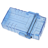 Cigarette Case 20 Capacity Plastic Cigarette Box Sealed Waterproof Cigarette Container Organizer Transparent Blue In Australia - Darrahopens