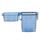 Cigarette Case 20 Capacity Plastic Cigarette Box Sealed Waterproof Cigarette Container Organizer Transparent Blue