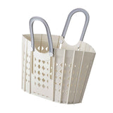 Laundry Basket Multifunction Plastic Foldable Clothes Hamper with Handles for Home Bathroom White In Australia - Darrahopens