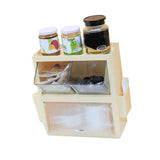 Tea Bag Storage Rack Wall Hanging Space Saving Tea Bag Box for Coffee Capsule Snacks Home Office Cream Yellow In Australia - Darrahopens