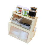 Tea Bag Storage Rack Wall Hanging Space Saving Tea Bag Box for Coffee Capsule Snacks Home Office Cream Yellow In Australia - Darrahopens