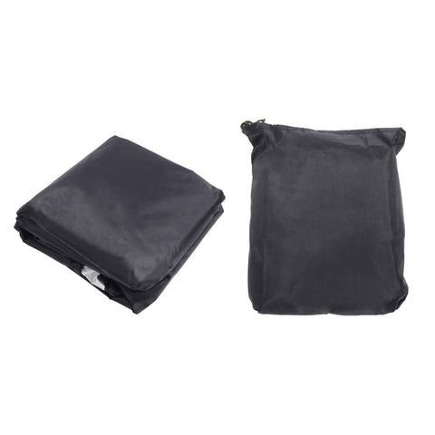 Outdoor Chair Cover Black Oxford Cloth Waterproof Wind Dust UV Proof Furniture Cover with Buckle Adjustable Drawstring In Australia - Darrahopens