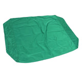 Green Sandbox Cover Square Sandbox Pool Protective Cover Sandbox Canopy with Drawstring 150X150cm