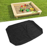 Sandbox Cover with Drawstring Square Dust Proof Anti UV Waterproof Multifunctional Oxford Cloth Sandpit Pool Cover for Outdoor Garden 150x150cm / 59.1x59.1in