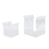 Filling Freezer Bag Stand Acrylic Adjustable Food Storage Bag Stand for Kitchen Organization