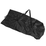 Canopy Carrying Storage Bag Waterproof Tent Bag with 2 Handles Bottom Opening UV Resistant Travel Sports Equipment Bag Black 140x34x44cm / 55.1x13.4x17.3in