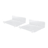 2PCS Floating Shelf Acrylic Wall Shelf Easy Installation Wall Mount for Speaker Monitor Living Room Wall Decor
