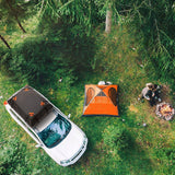 425L Waterproof Car Roof Bag Oxford Cloth Car Rooftop Cargo Carrier Roof Bag with Anti Slip Mat 420D