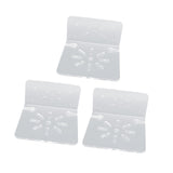 3pcs Acrylic Small Wall Shelf Floating Shelf for Security Cameras Clear Wall Shelves for Security Camera Speaker