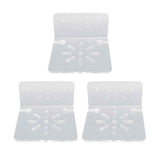 3pcs Acrylic Small Wall Shelf Floating Shelf for Security Cameras Clear Wall Shelves for Security Camera Speaker In Australia - Darrahopens