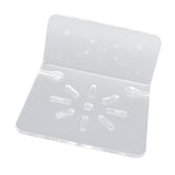 3pcs Acrylic Small Wall Shelf Floating Shelf for Security Cameras Clear Wall Shelves for Security Camera Speaker