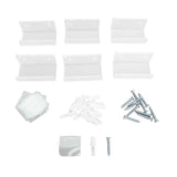 6Pcs Wall Mount Vinyl Record Shelf Clear Clear Acrylic Record CD Storage Rack Floating Wall Shelves for Bathroom Bedroom Living Room Kitchen In Australia - Darrahopens