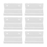 6Pcs Wall Mount Vinyl Record Shelf Clear Clear Acrylic Record CD Storage Rack Floating Wall Shelves for Bathroom Bedroom Living Room Kitchen In Australia - Darrahopens