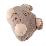 Stuffed Animals Travel Blanket Pillow Set Soft Plush Hugging Pillow Cute Plush Toy with Hand Warmer Design for Travel Home Office Bear In Australia - Darrahopens