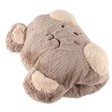 Stuffed Animals Travel Blanket Pillow Set Soft Plush Hugging Pillow Cute Plush Toy with Hand Warmer Design for Travel Home Office Bear In Australia - Darrahopens