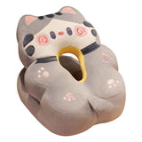 Ice Silk V Shaped Nap Pillow Napping Artifact Cute Animal Sleeping Pillow Cushion for Office Students Grey Cat In Australia - Darrahopens