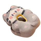 Ice Silk V Shaped Nap Pillow Napping Artifact Cute Animal Sleeping Pillow Cushion for Office Students Grey Cat In Australia - Darrahopens