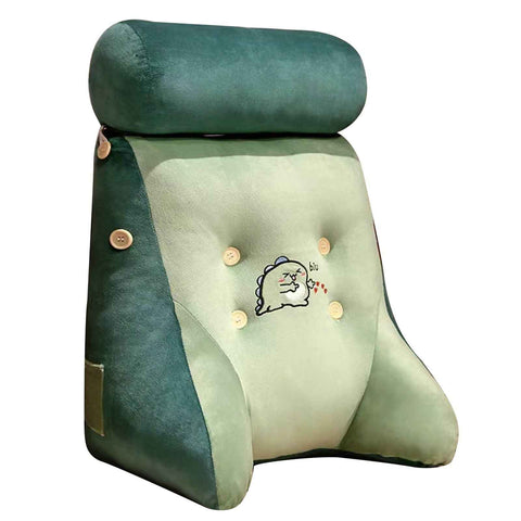 Backrest Pillow Washable Removable Cover Soft Cartoon Animal Back Support Cushion for Office Chair Bedside Dinosaur In Australia - Darrahopens