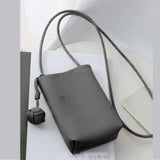 Cell Phone Shoulder Bag PU Leather Cute Mini Wallet Over Shoulder Strap Messenger Bag for Women Black