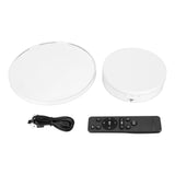 Rotating Display Stand 2 in 1 Automatic 360 Degree Electric Turntable with Remote Control for Photography Product Jewelry White In Australia - Darrahopens