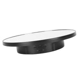 Rotating Display Stand 2 in 1 Automatic 360 Degree Electric Turntable with Remote Control for Photography Product Jewelry Black