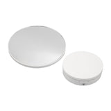 Rotating Display Stand Plastic Glass 360 Degree Electric Motorized Turntable with USB Cable for Photography Products Shows Jewelry Watch Cake White