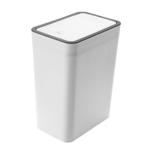 Household Garbage Cans Sealed Large Capacity Odorless With Press Top Plastic Trash Bin For Home Kitchen Living Room Bathroom White In Australia - Darrahopens