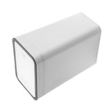 Household Garbage Cans Sealed Large Capacity Odorless With Press Top Plastic Trash Bin For Home Kitchen Living Room Bathroom White