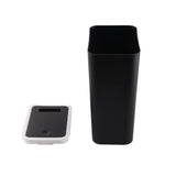 Household Garbage Cans Sealed Large Capacity Odorless With Press Top Plastic Trash Bin For Home Kitchen Living Room Bathroom Black In Australia - Darrahopens
