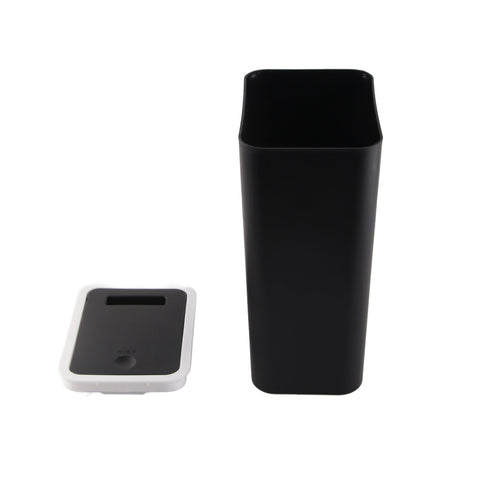 Household Garbage Cans Sealed Large Capacity Odorless With Press Top Plastic Trash Bin For Home Kitchen Living Room Bathroom Black In Australia - Darrahopens
