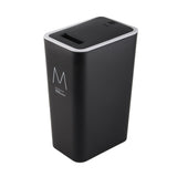 Household Garbage Cans Sealed Large Capacity Odorless With Press Top Plastic Trash Bin For Home Kitchen Living Room Bathroom Black