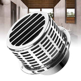 304 Stainless Steel Exhaust Hood Weatherproof Round Ventilation Grill Range Hood Exhaust Pipe Cover 150mm 304 Column Hood In Australia - Darrahopens