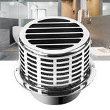 304 Stainless Steel Exhaust Hood Weatherproof Round Ventilation Grill Range Hood Exhaust Pipe Cover 150mm 304 Column Hood In Australia - Darrahopens