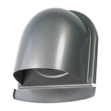 304 Stainless Steel Exhaust Hood Weatherproof Round Ventilation Grill Range Hood Exhaust Pipe Cover 100mm U Shaped
