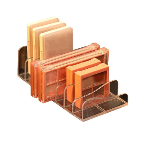 Eyeshadow Palettes Organizer Clear Divided Makeup Palettes Storage Rack for Dressing Table In Australia - Darrahopens