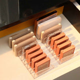 Eyeshadow Palettes Organizer Clear Divided Makeup Palettes Storage Rack for Dressing Table In Australia - Darrahopens