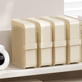Desktop Storage Box Multi Compartments Plastic Simple Data Cable Organizer Box for Charger Earphones Phone Case Film