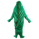 Dinosaur Robe Pajama Wearable Dinosaur Blanket Super Soft Dinosaur Blanket Hoodie for Kids Adults M 140cm In Australia - Darrahopens