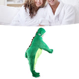 Dinosaur Robe Pajama Wearable Dinosaur Blanket Super Soft Dinosaur Blanket Hoodie for Kids Adults M 140cm