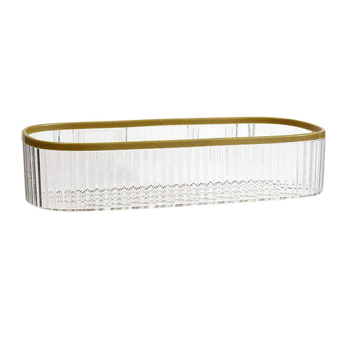 Plastic Wall Mount Organizer Punch Free Transparent White Adhesive Clear Organizer for Bathroom Kitchen Living Room In Australia - Darrahopens