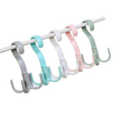 8 Pcs 4 Claws Closet Hangers 360 Degree Rotatable Closet Hanger Hook Thickened Strong Load Bearing Random Color In Australia - Darrahopens