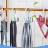 8 Pcs 4 Claws Closet Hangers 360 Degree Rotatable Closet Hanger Hook Thickened Strong Load Bearing Random Color In Australia - Darrahopens
