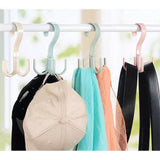8 Pcs 4 Claws Closet Hangers 360 Degree Rotatable Closet Hanger Hook Thickened Strong Load Bearing Random Color