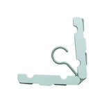 Clothes Hanger Rack Anti Slip Multifunctional Foldable Travel Hanger with Clips for Home Dorm Light Green In Australia - Darrahopens