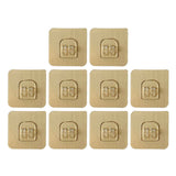 10Pcs Adhesive Hooks Kitchen Wall Hooks Reusable Seamless Hooks for Bathroom Kitchen Outdoor Hanging In Australia - Darrahopens