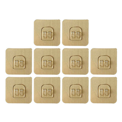 10Pcs Adhesive Hooks Kitchen Wall Hooks Reusable Seamless Hooks for Bathroom Kitchen Outdoor Hanging In Australia - Darrahopens